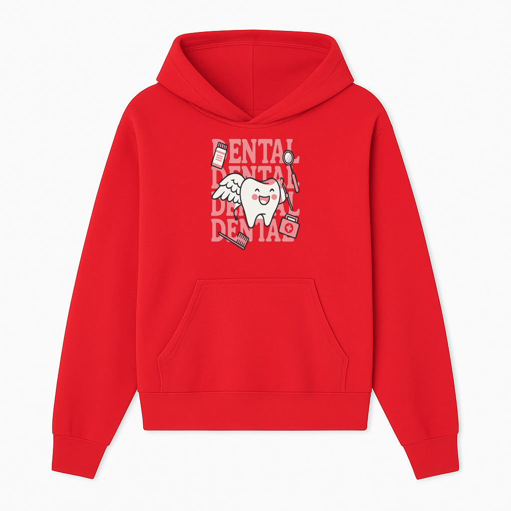 Cute Dental Tooth with Wings Graphic - Dental Care Humor, Teeth Theme, Dental Hygiene Illustration, Kids Dental Gifts - Hoodie 1758250125847.jpg