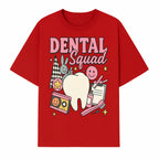 Dental Squad Fun Graphic Tee - Cute Tooth, Bunny, Smiley Faces, Kids' Dental Awareness Shirt, Tooth Fairy Theme - T-shirt 1758250125866.jpg