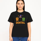 Halloween Dental Squad T-Shirt, Cute Pumpkin Tooth Graphic Tee, Spooky Dentist Apparel for Kids and Adults, Fun Dental Halloween Design - T-shirt 1758250125919.jpg