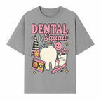 Dental Squad Fun Graphic Tee - Cute Tooth, Bunny, Smiley Faces, Kids' Dental Awareness Shirt, Tooth Fairy Theme - T-shirt 1758250125996.jpg