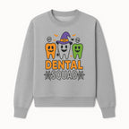 Halloween Dental Squad T-Shirt, Cute Pumpkin Tooth Graphic Tee, Spooky Dentist Apparel for Kids and Adults, Fun Dental Halloween Design - Sweatshirt 1758250126081.jpg