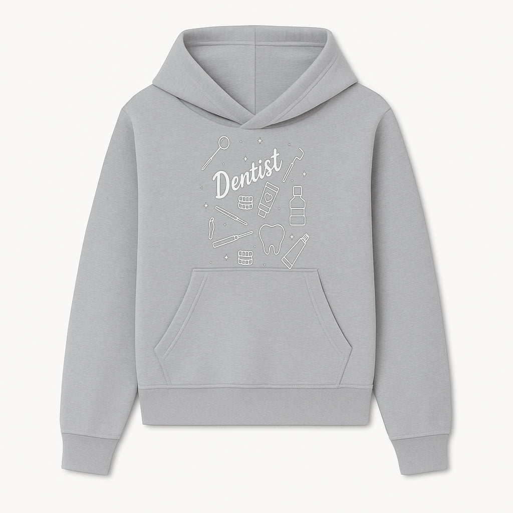 Funny Dentist Themed Wall Art - Dental Tools, Tooth & Hygiene Illustration - Unique Gift for Dental Professionals and Enthusiasts - Hoodie 1758250126127.jpg