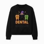 Halloween Dental Squad T-Shirt, Cute Pumpkin Tooth Graphic Tee, Spooky Dentist Apparel for Kids and Adults, Fun Dental Halloween Design - Sweatshirt 1758250126233.jpg