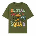 Dental Squad Beach Party T-Shirt, Cute Tooth Characters, Summer Fun, Kids Graphic Tee, Funny Dental Humor, Cartoon Design - T-shirt 1758250126259.jpg