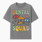 Dental Squad Beach Party T-Shirt, Cute Tooth Characters, Summer Fun, Kids Graphic Tee, Funny Dental Humor, Cartoon Design - T-shirt 1758250126390.jpg