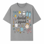 Dental Squad Cute Tooth-Themed Art Print, Kids Dentistry Decor, Fun Dental Hygiene Illustrations, Children's Room Wall Art - T-shirt 1758250126513.jpg