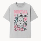 Dental Squad Neon Art Print | Cute Tooth Illustrations | Kids Dental Design | Dental Office Decor | Playful Tooth Brush Graphic - T-shirt 1758250126674.jpg