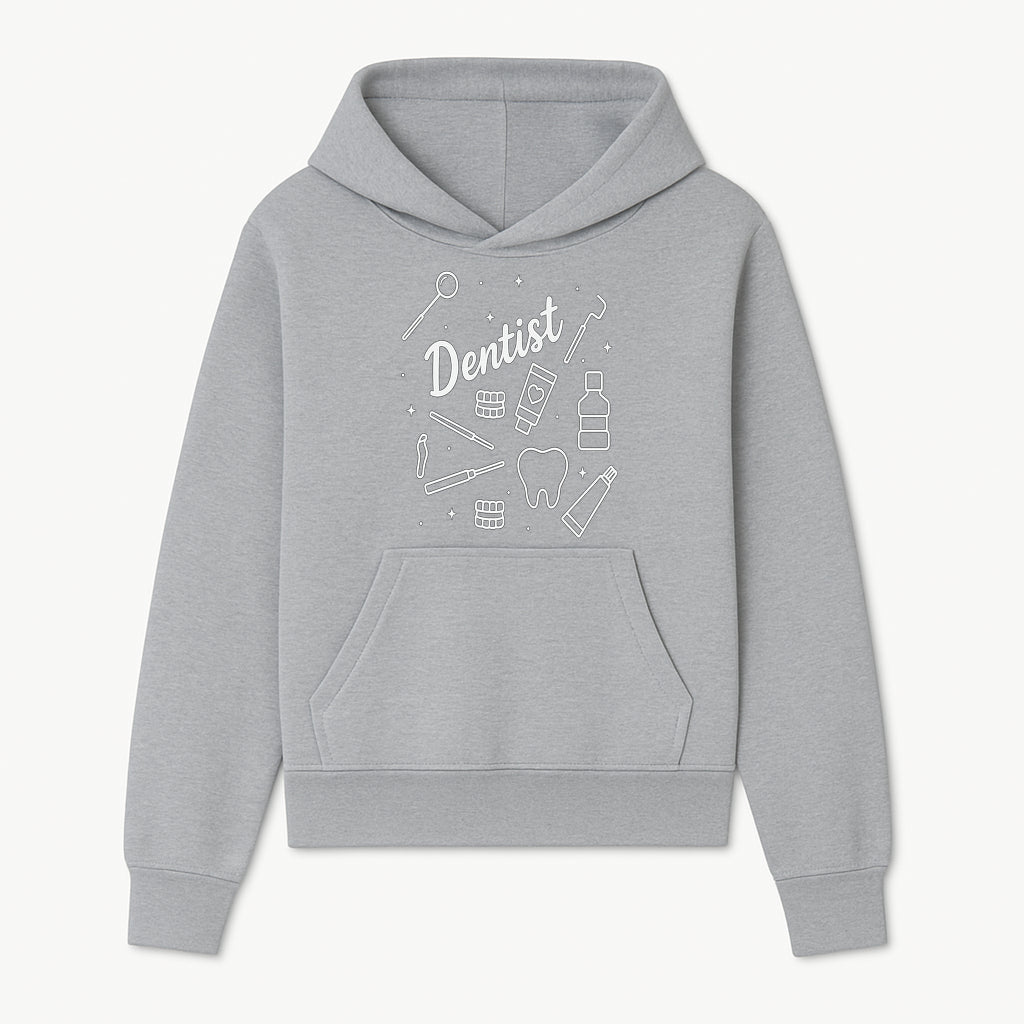 Funny Dentist Themed Wall Art - Dental Tools, Tooth & Hygiene Illustration - Unique Gift for Dental Professionals and Enthusiasts - Hoodie 1758250127699.jpg