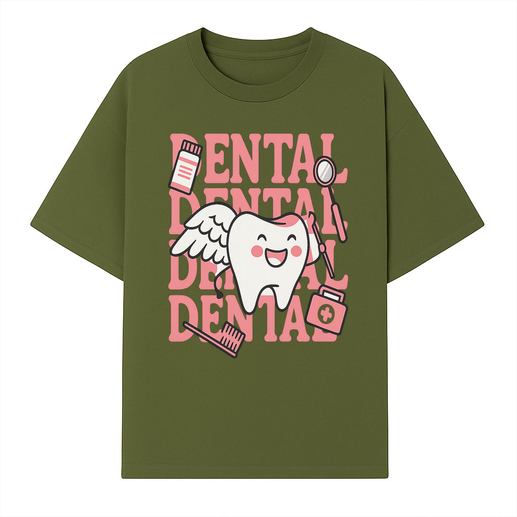 Cute Dental Tooth with Wings Graphic - Dental Care Humor, Teeth Theme, Dental Hygiene Illustration, Kids Dental Gifts - T-shirt 1758250128083.jpg
