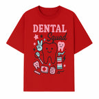 Dental Squad Neon Art Print | Cute Tooth Illustrations | Kids Dental Design | Dental Office Decor | Playful Tooth Brush Graphic - T-shirt 1758250128117.jpg
