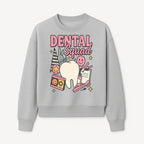 Dental Squad Fun Graphic Tee - Cute Tooth, Bunny, Smiley Faces, Kids' Dental Awareness Shirt, Tooth Fairy Theme - Sweatshirt 1758250128250.jpg