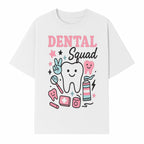 Dental Squad Neon Art Print | Cute Tooth Illustrations | Kids Dental Design | Dental Office Decor | Playful Tooth Brush Graphic - T-shirt 1758250128464.jpg