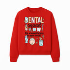 Dental Squad Fun Art Print - Cute Tooth & Dentist Design, Positive Dental Hygiene Quote for Kids' Room or Office Decor - Sweatshirt 1758250128507.jpg