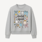 Dental Squad Cute Tooth-Themed Art Print, Kids Dentistry Decor, Fun Dental Hygiene Illustrations, Children's Room Wall Art - Sweatshirt 1758250128692.jpg