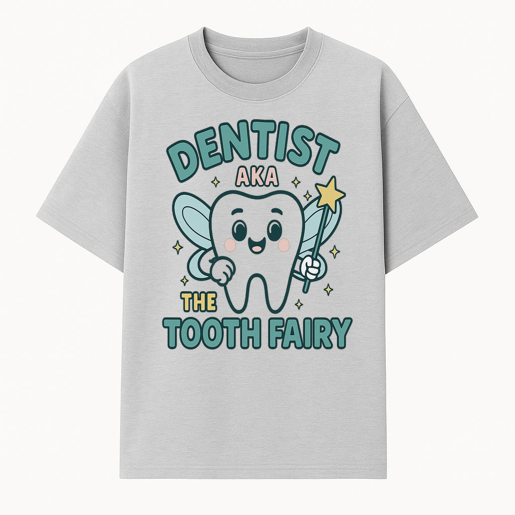 Tooth Fairy Dentist Cute Cartoon Shirt for Kids - Fun Dental Humor Tees - T-shirt 1758250128717.jpg