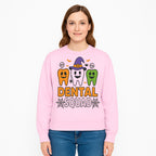 Halloween Dental Squad T-Shirt, Cute Pumpkin Tooth Graphic Tee, Spooky Dentist Apparel for Kids and Adults, Fun Dental Halloween Design - Sweatshirt 1758250128884.jpg