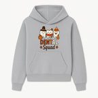 Cute Dental Squad Fall Design, Adorable Tooth Characters with Pumpkin, Autumn Themed, Kids Dental Health Awareness Art Print - Hoodie 1758250128980.jpg