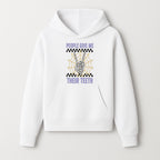 Spooky Skeleton Hand Art Print - 'People Give Me Their Teeth' Gothic Decor, Halloween Wall Art, Unique Gift Idea - Hoodie 1758250129053.jpg