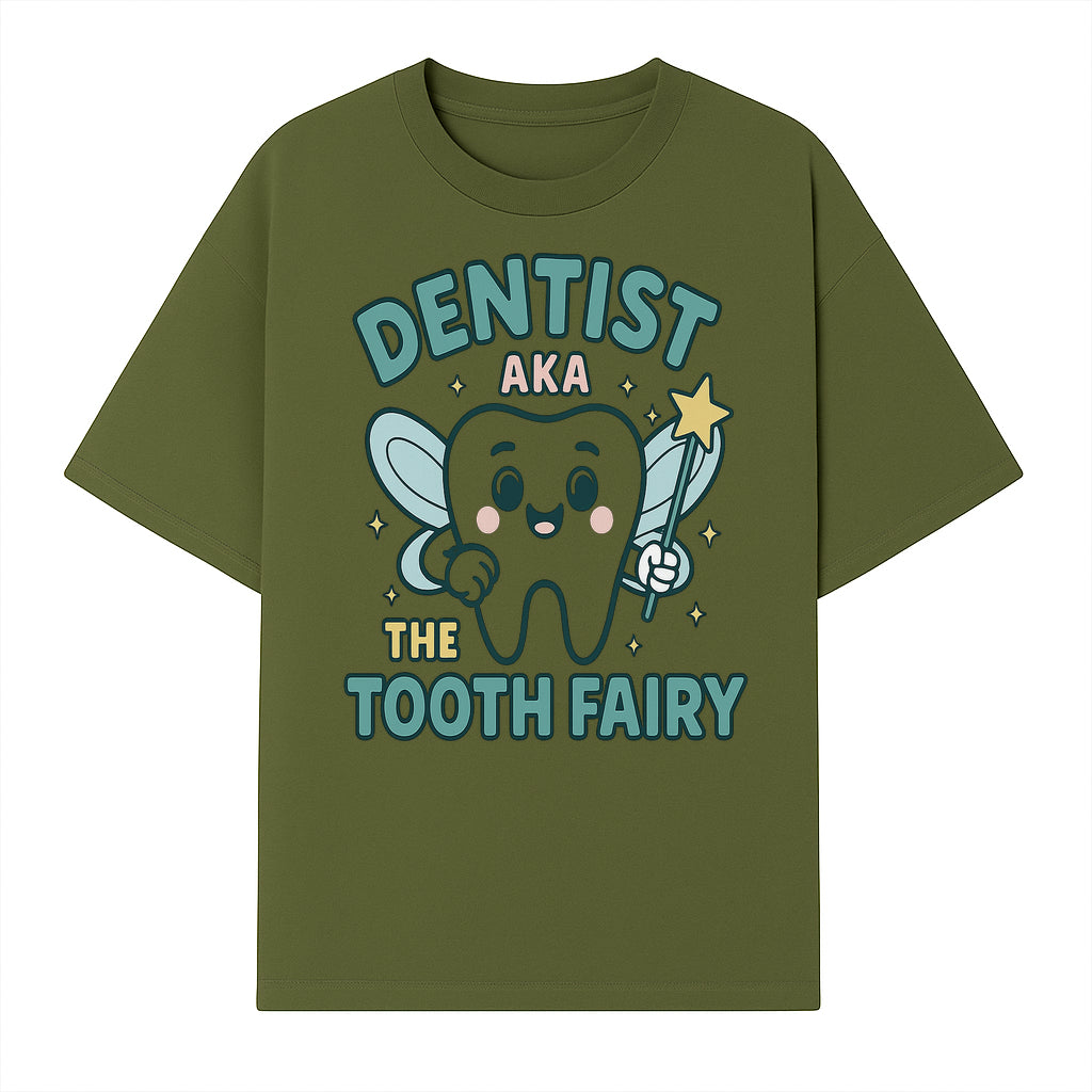 Tooth Fairy Dentist Cute Cartoon Shirt for Kids - Fun Dental Humor Tees - T-shirt 1758250129245.jpg