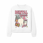 Dental Squad Fun Graphic Tee - Cute Tooth, Bunny, Smiley Faces, Kids' Dental Awareness Shirt, Tooth Fairy Theme - Sweatshirt 1758250129355.jpg