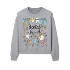 Dental Squad Cute Tooth-Themed Art Print, Kids Dentistry Decor, Fun Dental Hygiene Illustrations, Children's Room Wall Art - Sweatshirt 1758250129571.jpg