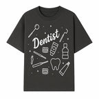 Funny Dentist Themed Wall Art - Dental Tools, Tooth & Hygiene Illustration - Unique Gift for Dental Professionals and Enthusiasts - T-shirt 1758250129577.jpg