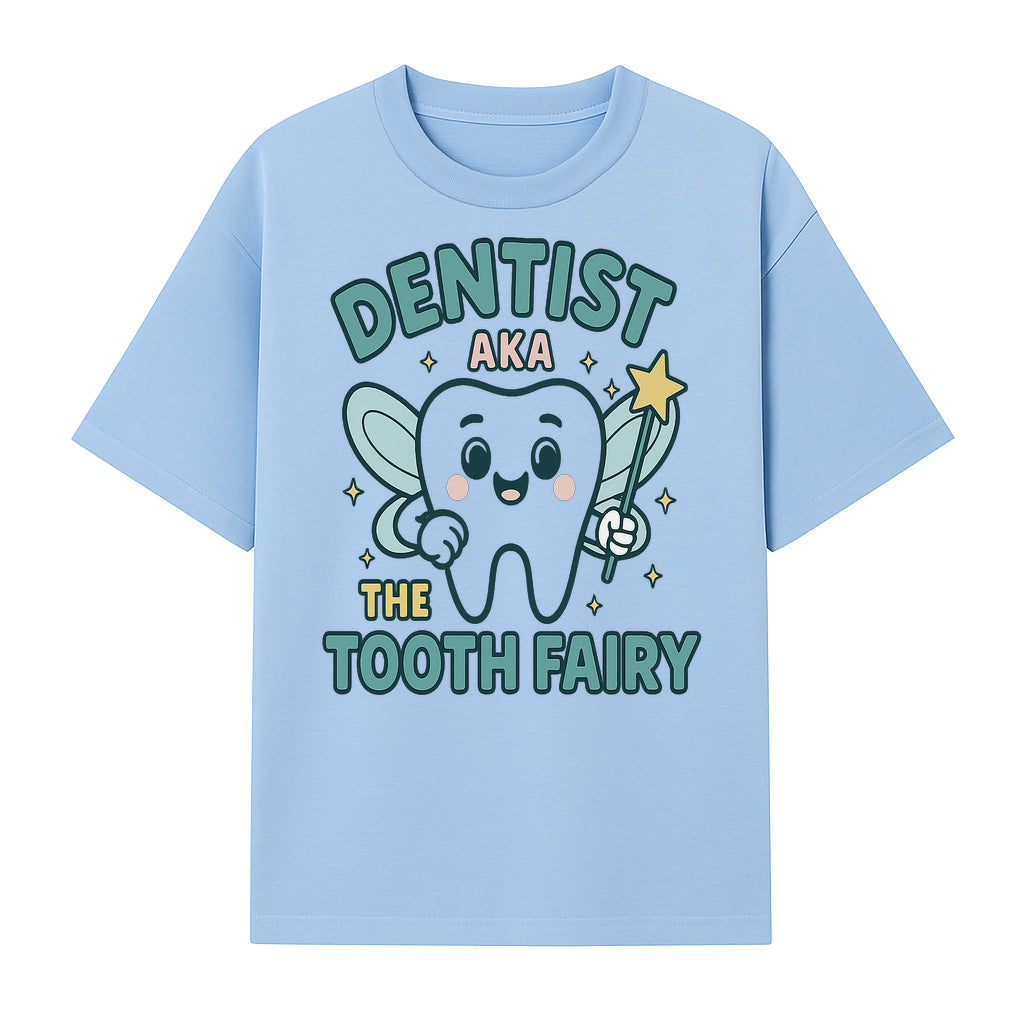 Tooth Fairy Dentist Cute Cartoon Shirt for Kids - Fun Dental Humor Tees - T-shirt 1758250129664.jpg