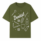 Funny Dentist Themed Wall Art - Dental Tools, Tooth & Hygiene Illustration - Unique Gift for Dental Professionals and Enthusiasts - T-shirt 1758250129710.jpg