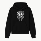 Floral Tooth Design Art Print | Dental Decor | Flower Illustration | Botanical Tooth Artwork for Dentistry Lovers - Hoodie 1758250129746.jpg