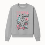 Dental Squad Neon Art Print | Cute Tooth Illustrations | Kids Dental Design | Dental Office Decor | Playful Tooth Brush Graphic - Sweatshirt 1758250129901.jpg