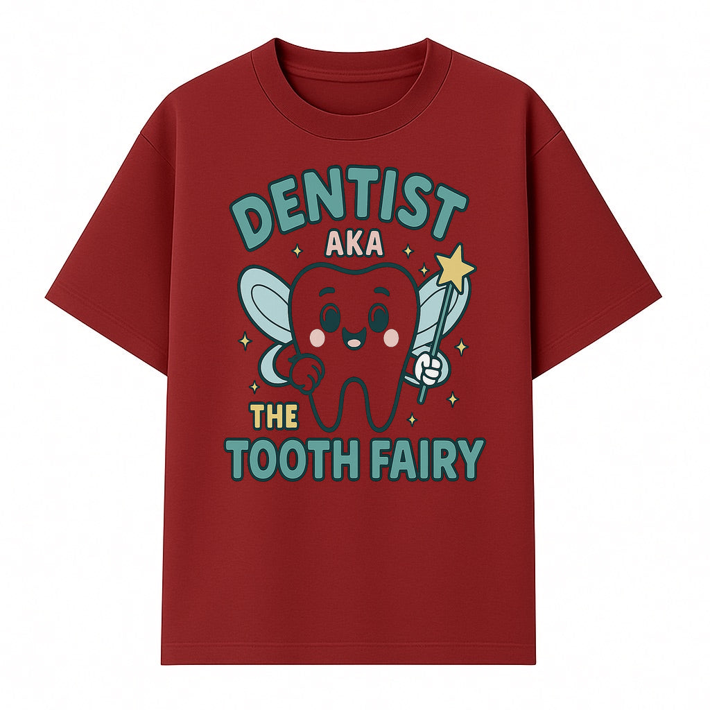 Tooth Fairy Dentist Cute Cartoon Shirt for Kids - Fun Dental Humor Tees - T-shirt 1758250129957.jpg