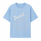 Funny Dentist Themed Wall Art - Dental Tools, Tooth & Hygiene Illustration - Unique Gift for Dental Professionals and Enthusiasts - T-shirt 1758250130031.jpg