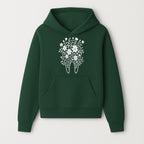 Floral Tooth Design Art Print | Dental Decor | Flower Illustration | Botanical Tooth Artwork for Dentistry Lovers - Hoodie 1758250130090.jpg