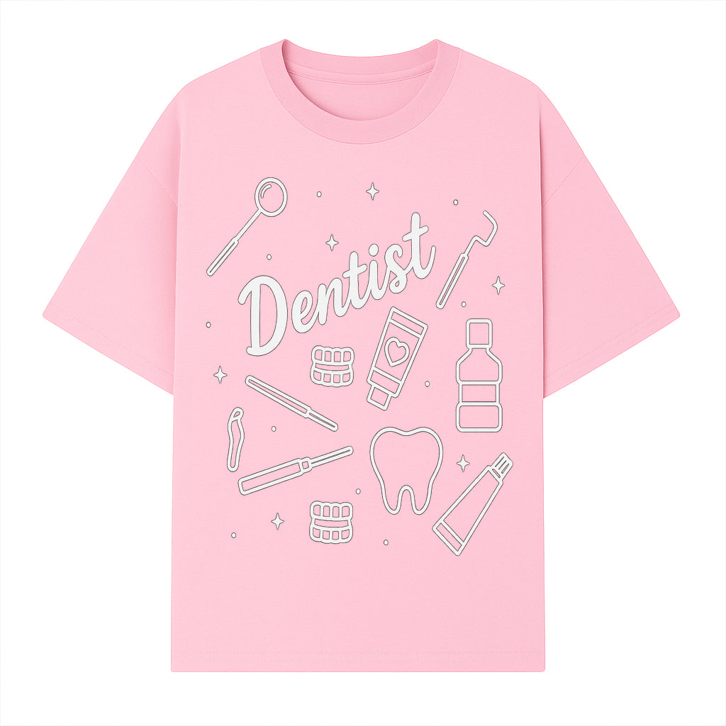 Funny Dentist Themed Wall Art - Dental Tools, Tooth & Hygiene Illustration - Unique Gift for Dental Professionals and Enthusiasts - T-shirt 1758250130164.jpg