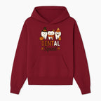 Cute Dental Squad Fall Design, Adorable Tooth Characters with Pumpkin, Autumn Themed, Kids Dental Health Awareness Art Print - Hoodie 1758250130174.jpg