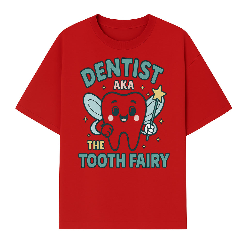 Tooth Fairy Dentist Cute Cartoon Shirt for Kids - Fun Dental Humor Tees - T-shirt 1758250130298.jpg