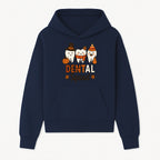 Cute Dental Squad Fall Design, Adorable Tooth Characters with Pumpkin, Autumn Themed, Kids Dental Health Awareness Art Print - Hoodie 1758250130320.jpg