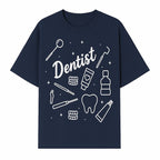 Funny Dentist Themed Wall Art - Dental Tools, Tooth & Hygiene Illustration - Unique Gift for Dental Professionals and Enthusiasts - T-shirt 1758250130513.jpg