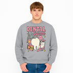 Dental Squad Fun Graphic Tee - Cute Tooth, Bunny, Smiley Faces, Kids' Dental Awareness Shirt, Tooth Fairy Theme - Sweatshirt 1758250130536.jpg