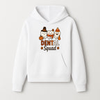 Cute Dental Squad Fall Design, Adorable Tooth Characters with Pumpkin, Autumn Themed, Kids Dental Health Awareness Art Print - Hoodie 1758250130799.jpg