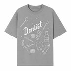 Funny Dentist Themed Wall Art - Dental Tools, Tooth & Hygiene Illustration - Unique Gift for Dental Professionals and Enthusiasts - T-shirt 1758250130807.jpg