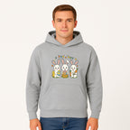 Easter Bunny Celebration Art Print | Cute Bunnies with Eggs, Carrots & Chick | Spring Holiday Decor for Kids' Rooms - Hoodie 1758250130998.jpg