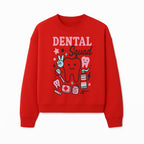Dental Squad Neon Art Print | Cute Tooth Illustrations | Kids Dental Design | Dental Office Decor | Playful Tooth Brush Graphic - Sweatshirt 1758250131320.jpg