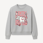 Cute Dental Tooth with Wings Graphic - Dental Care Humor, Teeth Theme, Dental Hygiene Illustration, Kids Dental Gifts - Sweatshirt 1758250131393.jpg