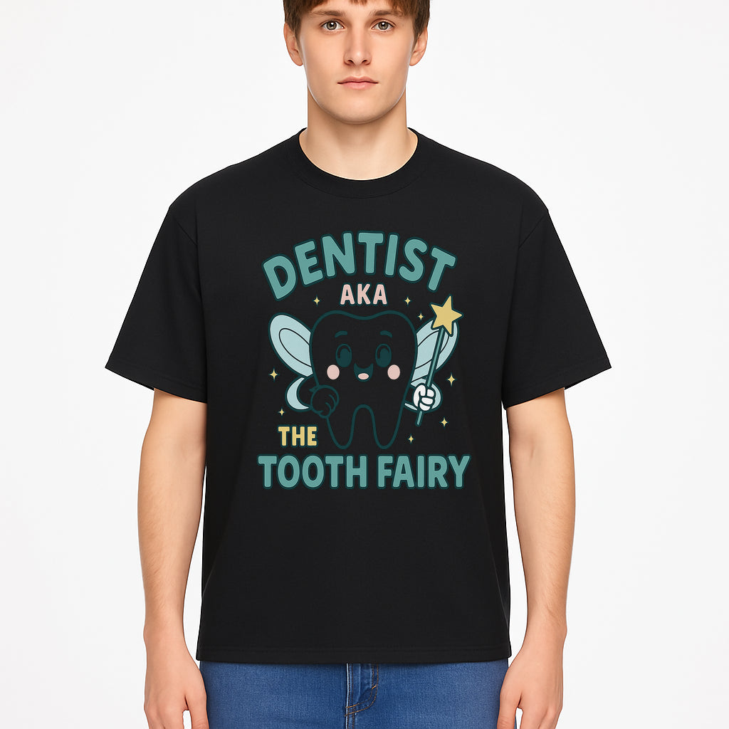 Tooth Fairy Dentist Cute Cartoon Shirt for Kids - Fun Dental Humor Tees - T-shirt 1758250131742.jpg