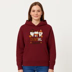 Cute Dental Squad Fall Design, Adorable Tooth Characters with Pumpkin, Autumn Themed, Kids Dental Health Awareness Art Print - Hoodie 1758250132132.jpg