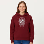 Floral Tooth Design Art Print | Dental Decor | Flower Illustration | Botanical Tooth Artwork for Dentistry Lovers - Hoodie 1758250132632.jpg