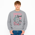 Dental Squad Neon Art Print | Cute Tooth Illustrations | Kids Dental Design | Dental Office Decor | Playful Tooth Brush Graphic - Sweatshirt 1758250132755.jpg