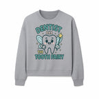 Tooth Fairy Dentist Cute Cartoon Shirt for Kids - Fun Dental Humor Tees - Sweatshirt 1758250133628.jpg