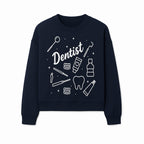 Funny Dentist Themed Wall Art - Dental Tools, Tooth & Hygiene Illustration - Unique Gift for Dental Professionals and Enthusiasts - Sweatshirt 1758250133757.jpg